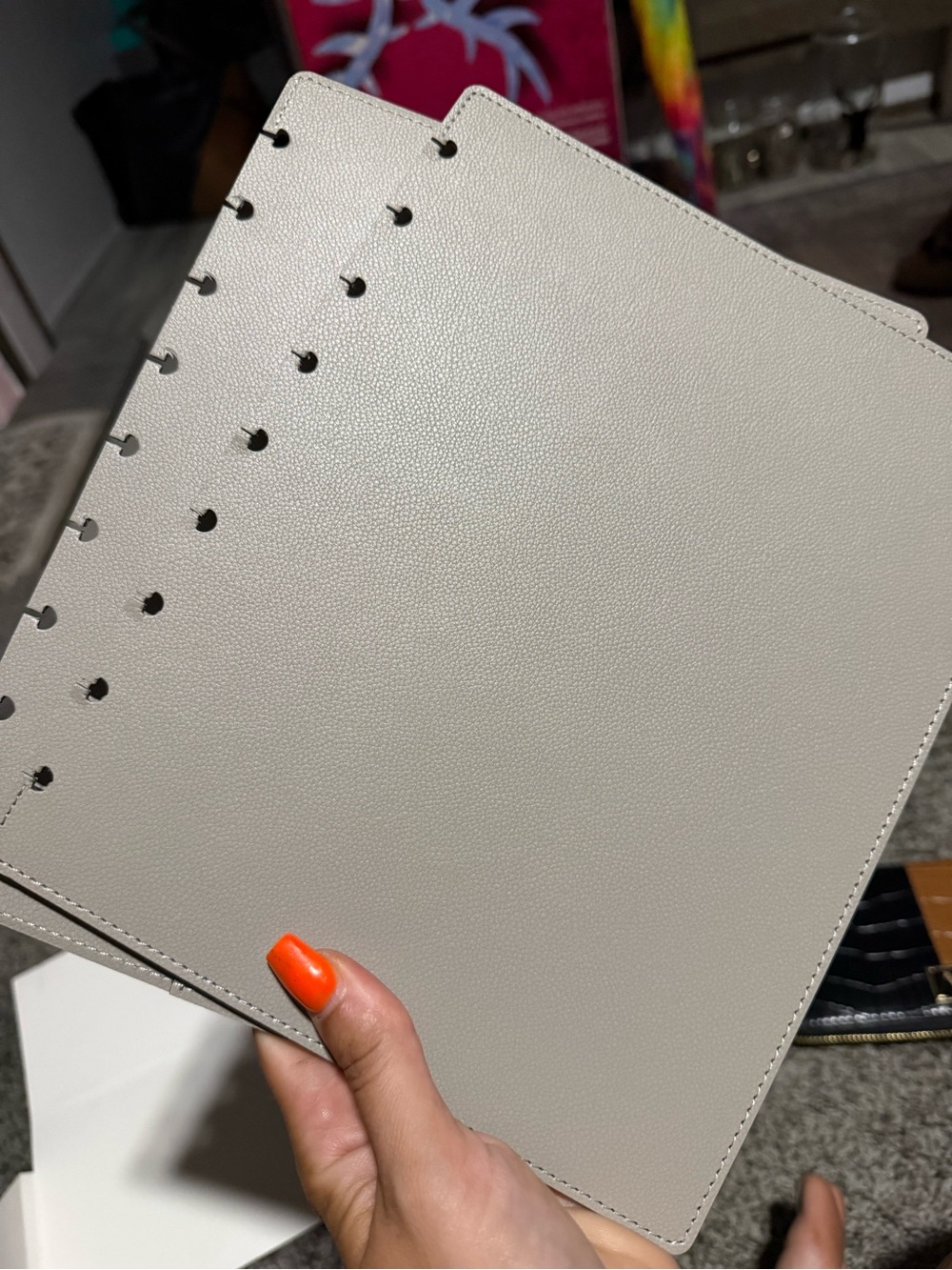 The Happy Planner Deluxe Snap-In Covers — Light Gray/taupe classic size - Picture 4 of 4